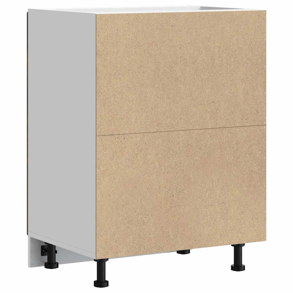 vidaXL ντουλάπι βάσης κουζίνας Porto Καπνιστή βελανιδιά