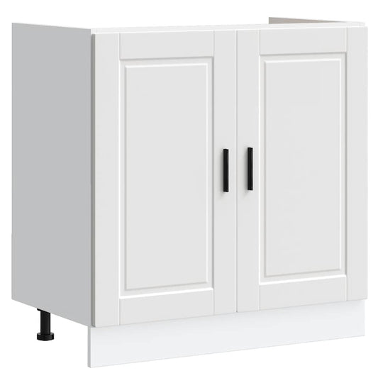 vidaXL Ντουλάπι βάσης νεροχύτη Porto Λευκό 80x46x81,5 cm
