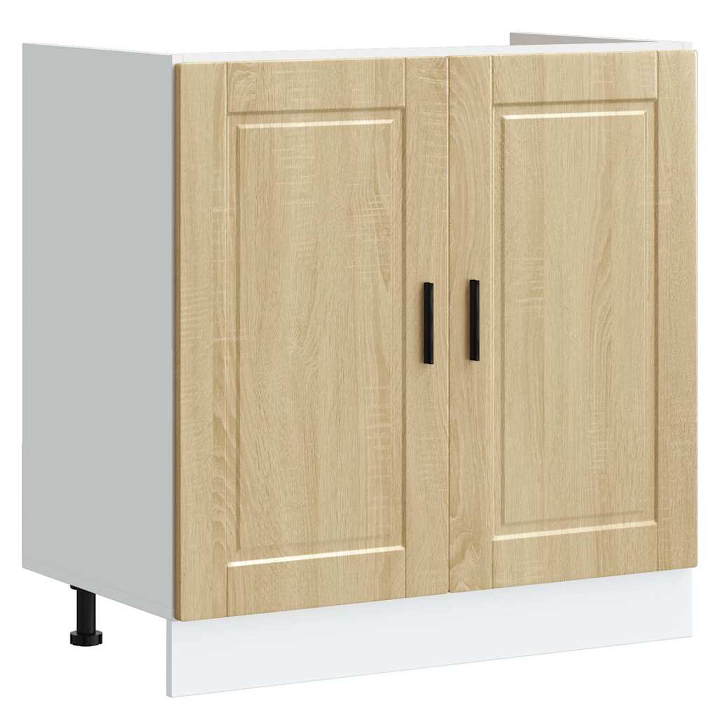 vidaXL Ντουλάπι βάσης νεροχύτη Porto Δρυς sonoma 80x46x81,5 cm