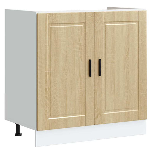 vidaXL Ντουλάπι βάσης νεροχύτη Porto Δρυς sonoma 80x46x81,5 cm