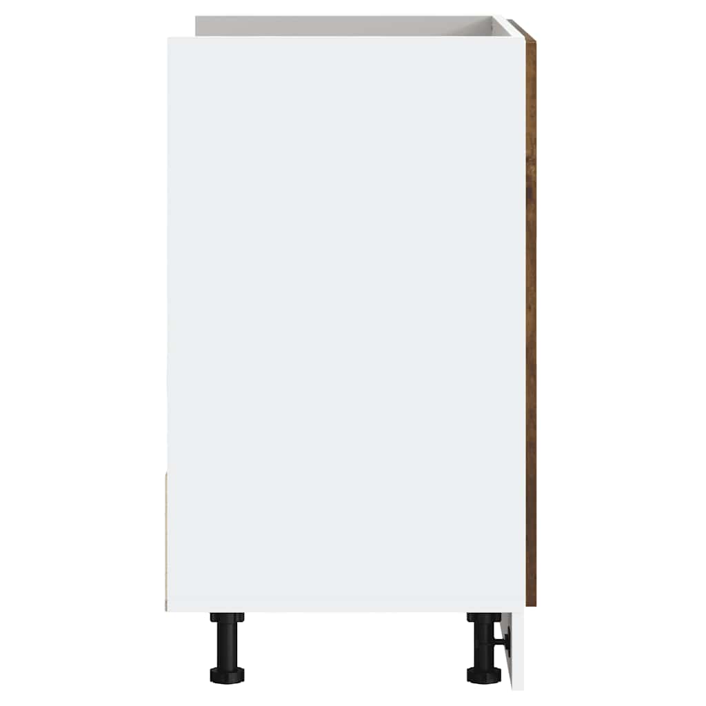 vidaXL Ντουλάπι βάσης νεροχύτη Porto Καπνιστή βελανιδιά 80x46x81,5 cm