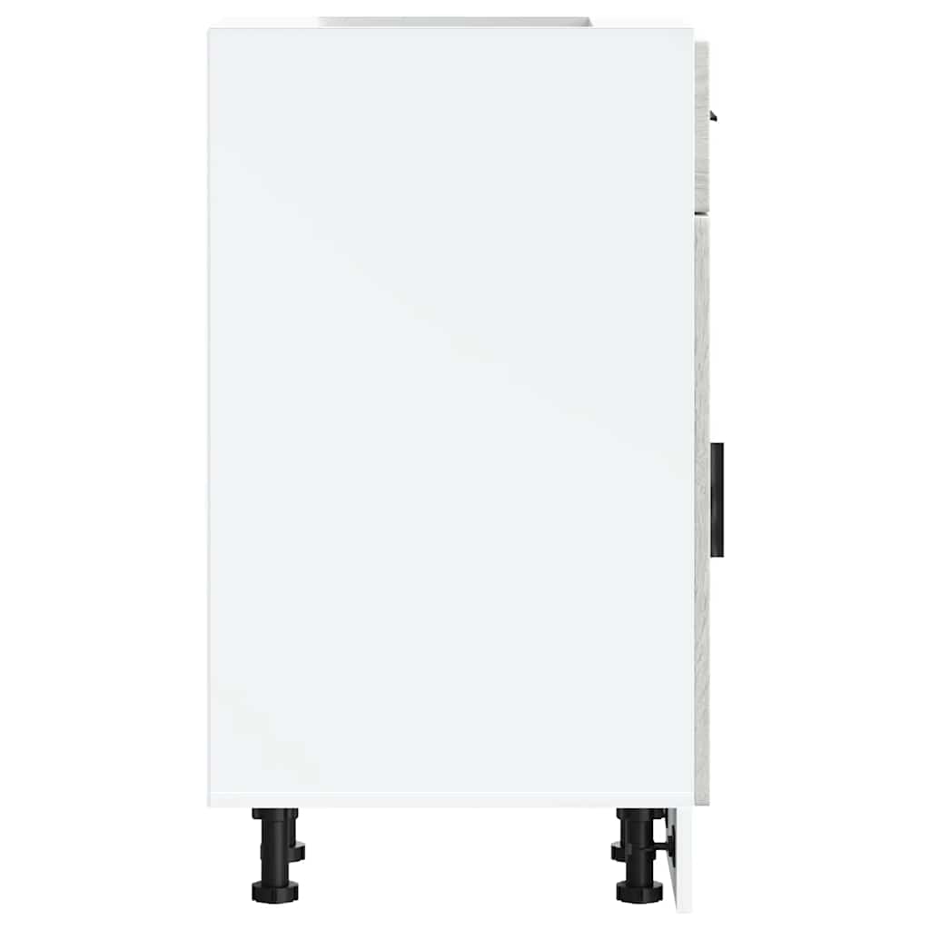 vidaXL ντουλάπι βάσης κουζίνας Porto Γκρίζο Σονόμα κατασκευασμένο ξύλο