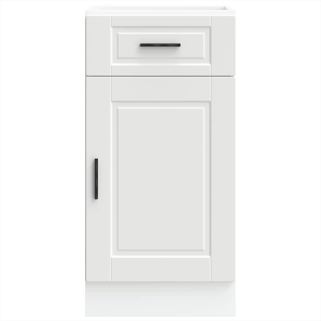 vidaXL ντουλάπι βάσης κουζίνας Porto Λευκό κατασκευασμένο ξύλο