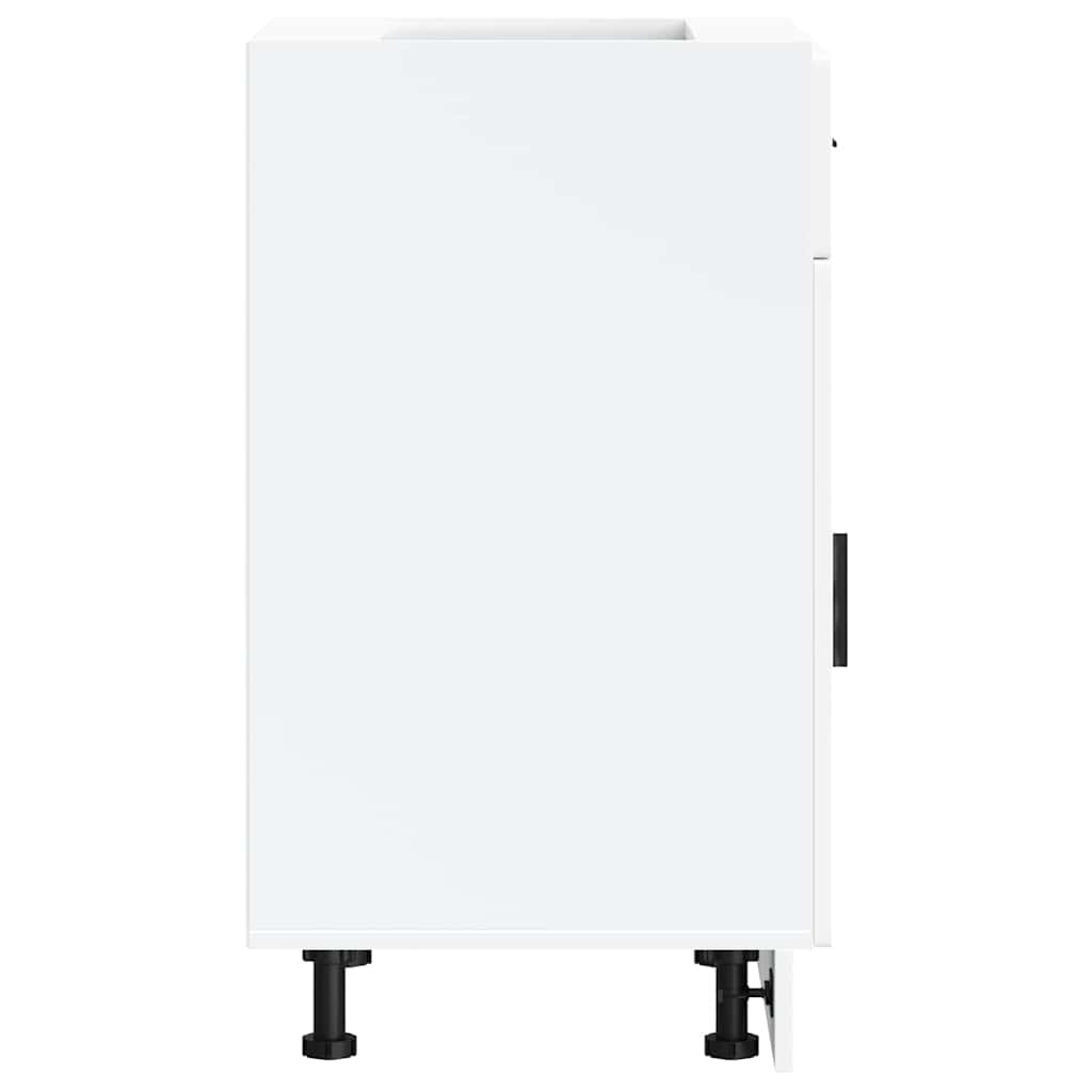 vidaXL ντουλάπι βάσης κουζίνας Porto Λευκό κατασκευασμένο ξύλο