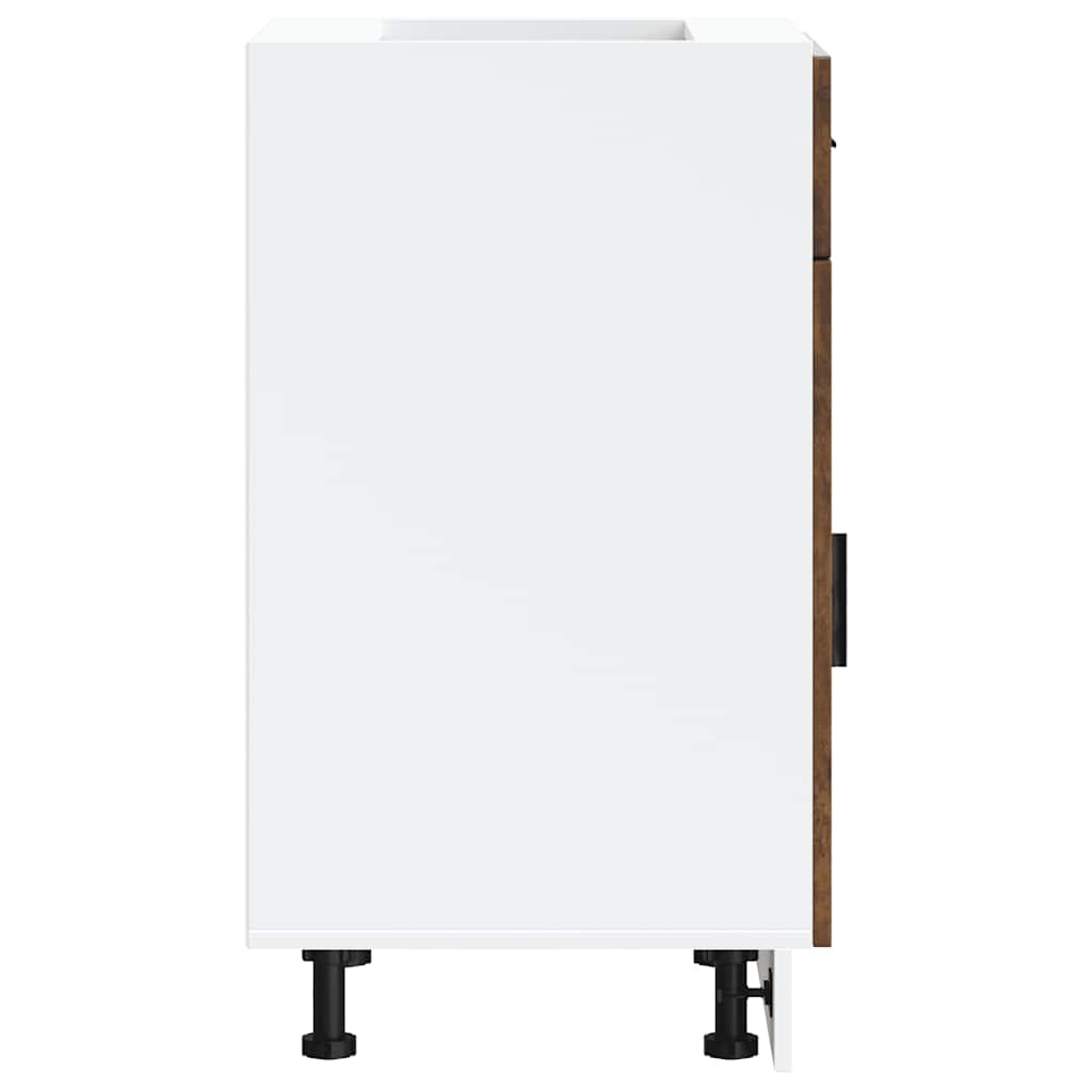 vidaXL ντουλάπι βάσης κουζίνας Porto Καπνιστή βελανιδιά