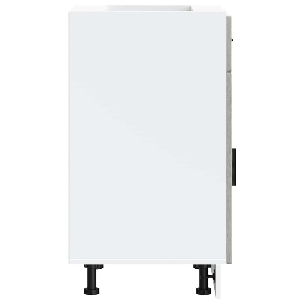 vidaXL ντουλάπι βάσης κουζίνας Porto Γκρίζο Σονόμα κατασκευασμένο ξύλο