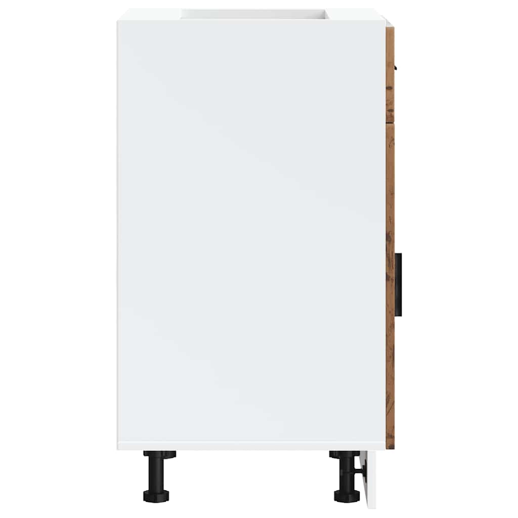 vidaXL ντουλάπι βάσης κουζίνας Porto Παλαιό ξύλο κατασκευασμένο ξύλο