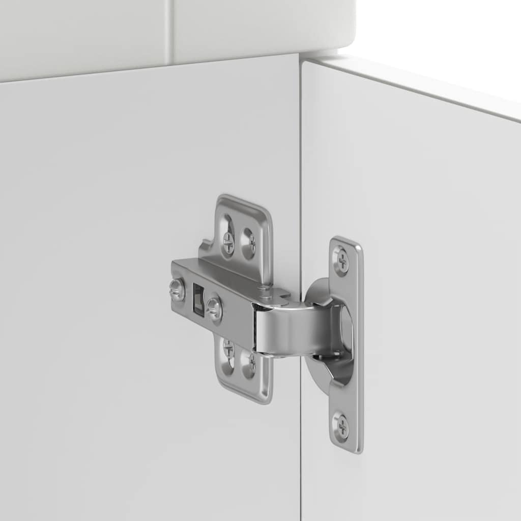 vidaXL ντουλάπι βάσης κουζίνας Porto Λευκό κατασκευασμένο ξύλο