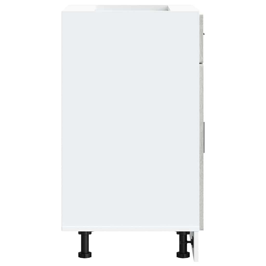 vidaXL ντουλάπι βάσης κουζίνας Porto Γκρίζο Σονόμα κατασκευασμένο ξύλο