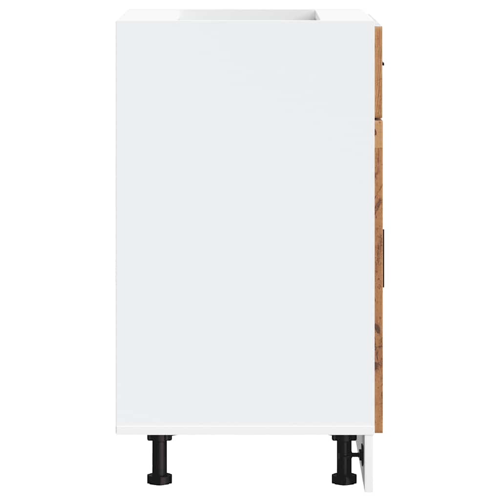 vidaXL ντουλάπι βάσης κουζίνας Porto Παλαιό ξύλο κατασκευασμένο ξύλο