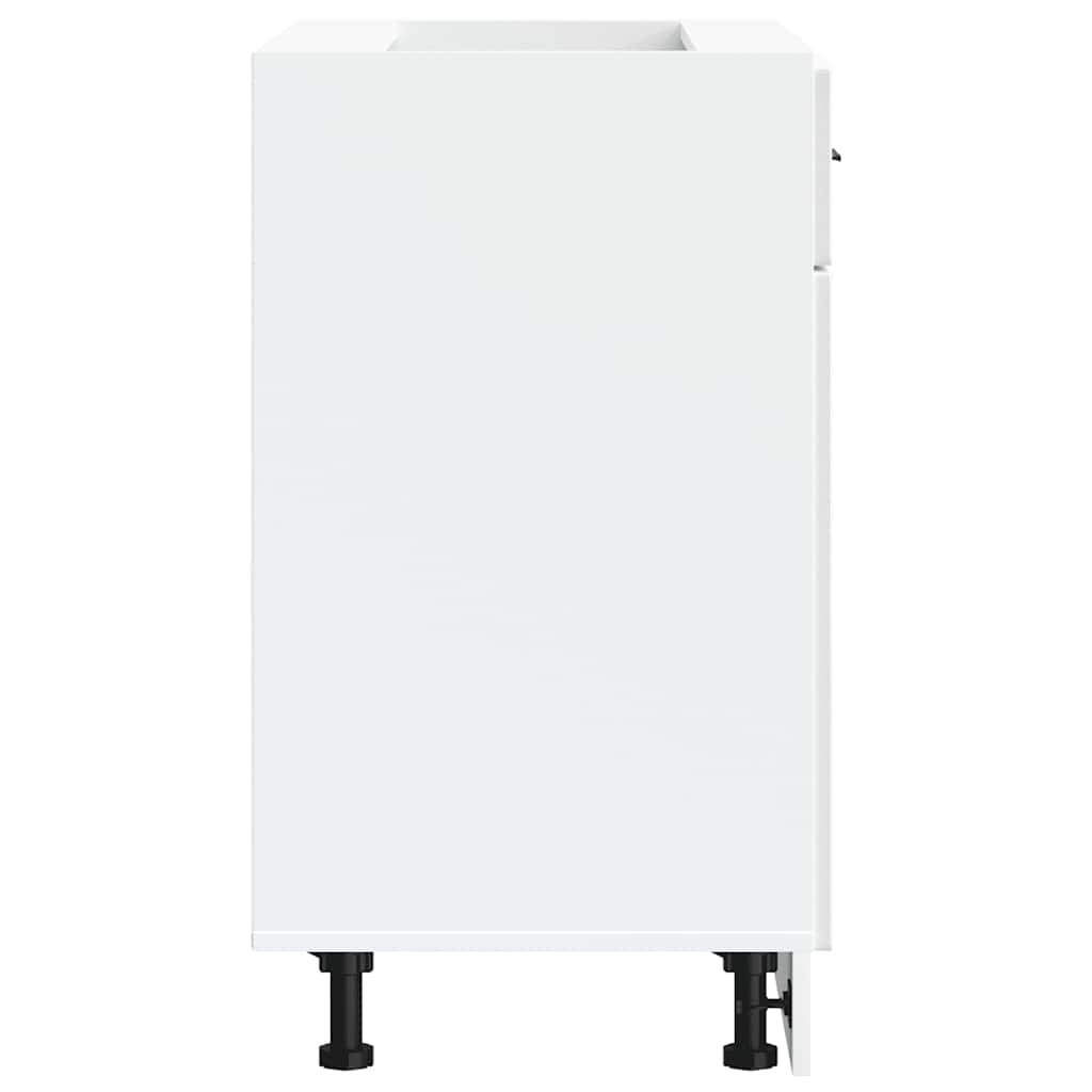 vidaXL ντουλάπι βάσης κουζίνας Porto Λευκό Υψηλής στιλπνότητας