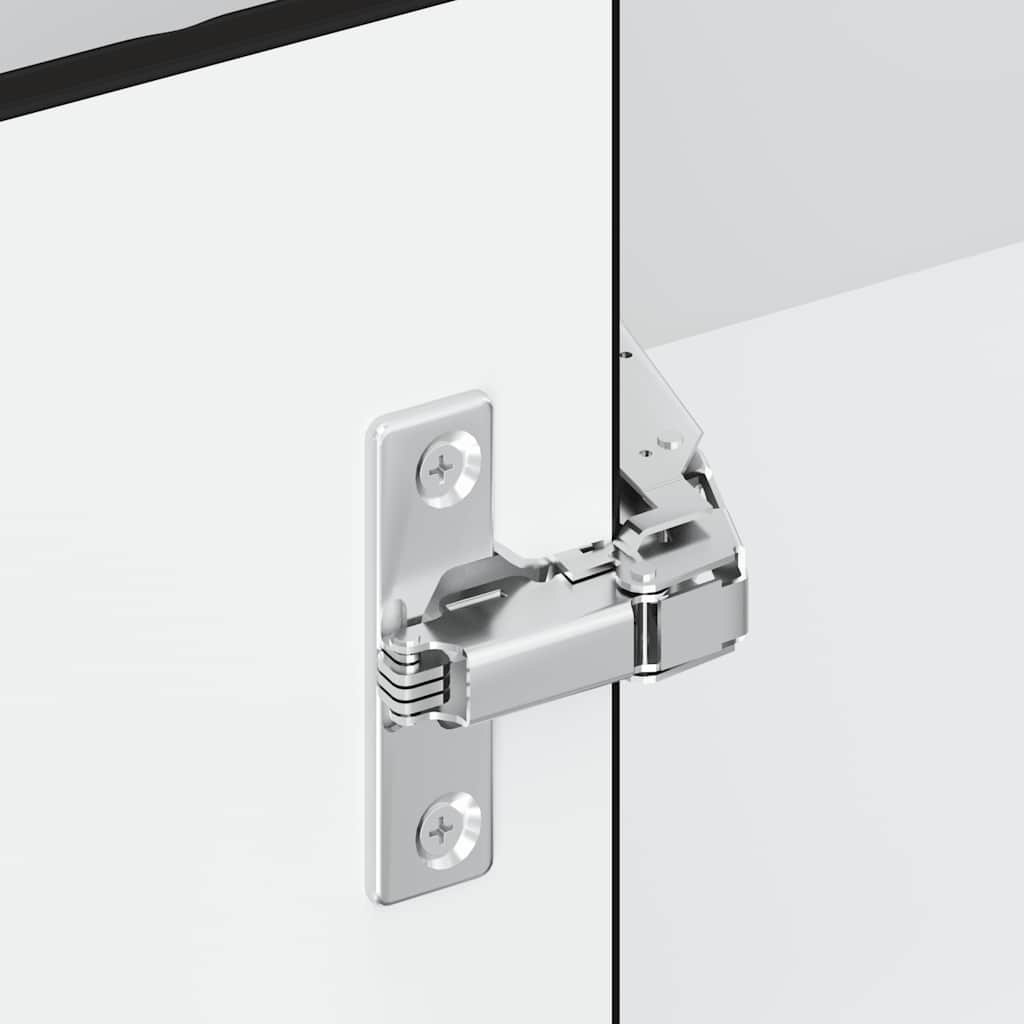 vidaXL Γωνιακό ντουλάπι βάσης κουζίνας Porto Μαύρο Επεξεργασμένο Ξύλο