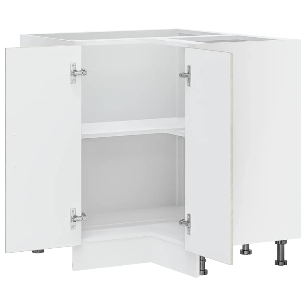 vidaXL Γωνιακό ντουλάπι βάσης κουζίνας Porto Γκρι Σκυροδέματος