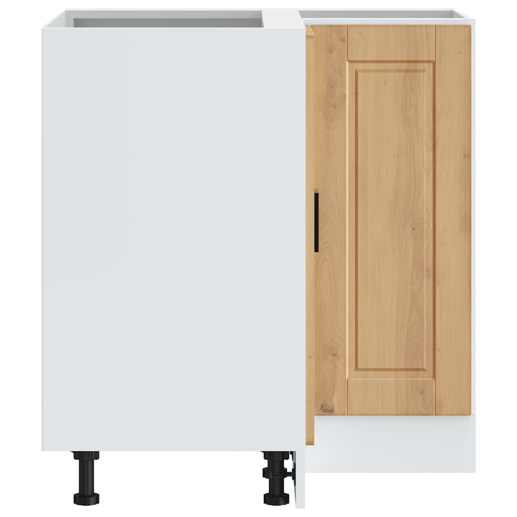 vidaXL Γωνιακό ντουλάπι βάσης κουζίνας Porto Αρτισιανή Δρυς Επεξ. Ξύλο