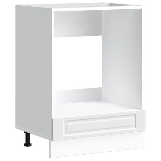 vidaXL Ντουλάπι φούρνου Porto Λευκό Επεξεργασμένο ξύλο