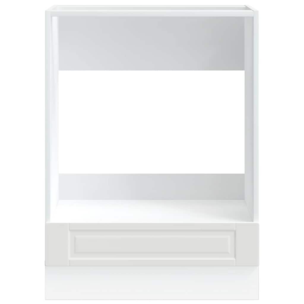 vidaXL Ντουλάπι φούρνου Porto Λευκό Επεξεργασμένο ξύλο