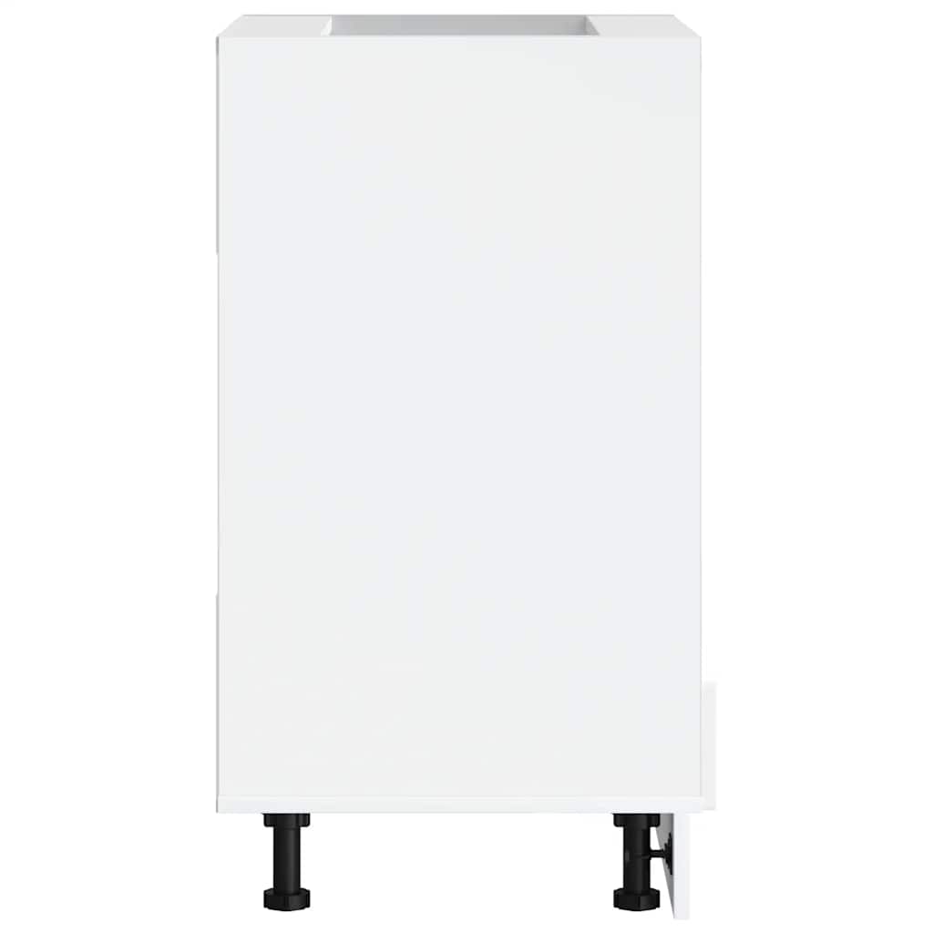 vidaXL Ντουλάπι φούρνου Porto Λευκό Επεξεργασμένο ξύλο