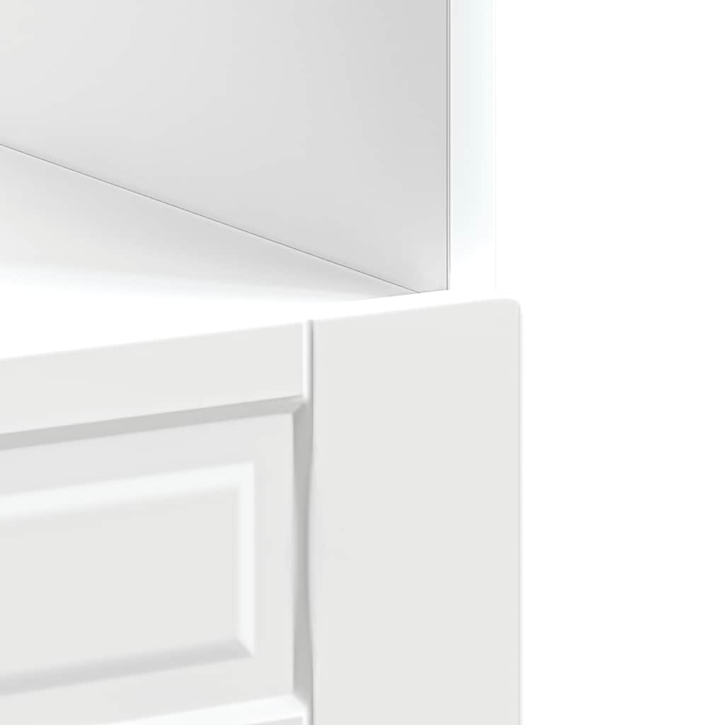 vidaXL Ντουλάπι φούρνου Porto Λευκό Επεξεργασμένο ξύλο