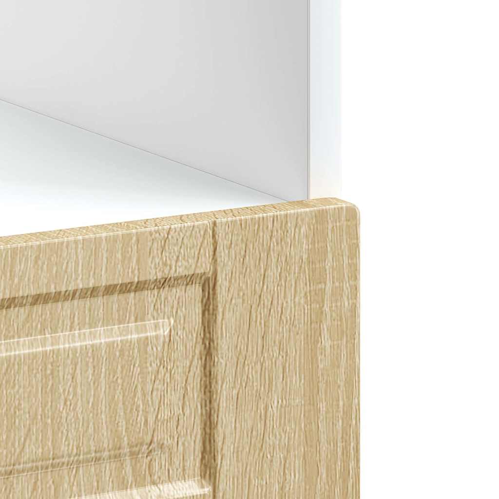 vidaXL Ντουλάπι φούρνου Porto Sonoma Δρυς Επεξεργασμένο ξύλο