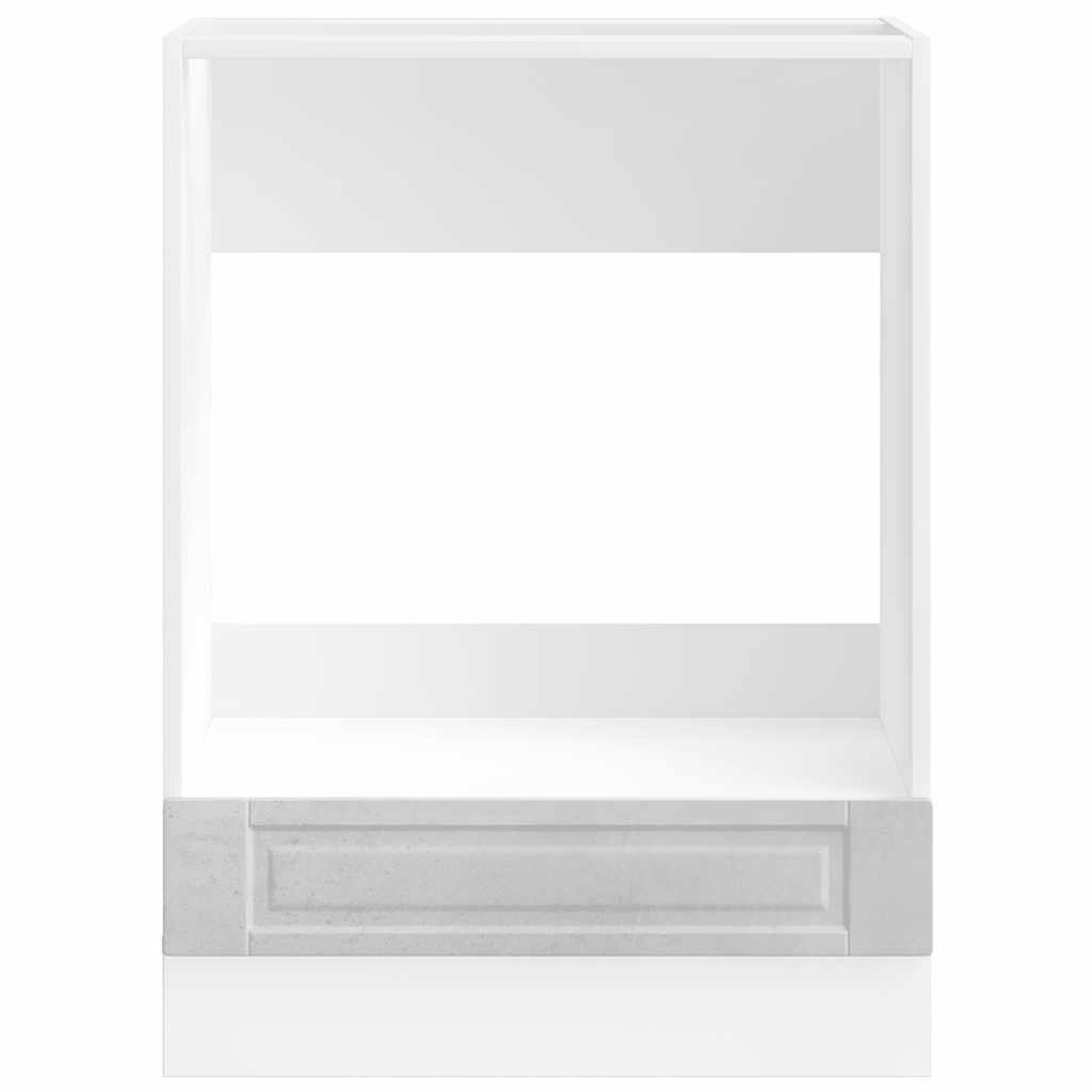 vidaXL Ντουλάπι φούρνου Porto Γκρι Σκυροδέματος Επεξεργασμένο ξύλο