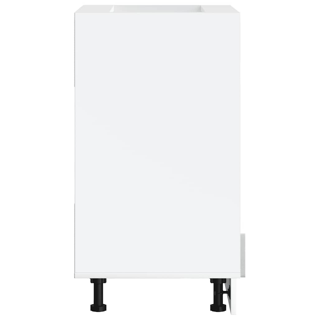 vidaXL Ντουλάπι φούρνου Porto Γκρι Σκυροδέματος Επεξεργασμένο ξύλο