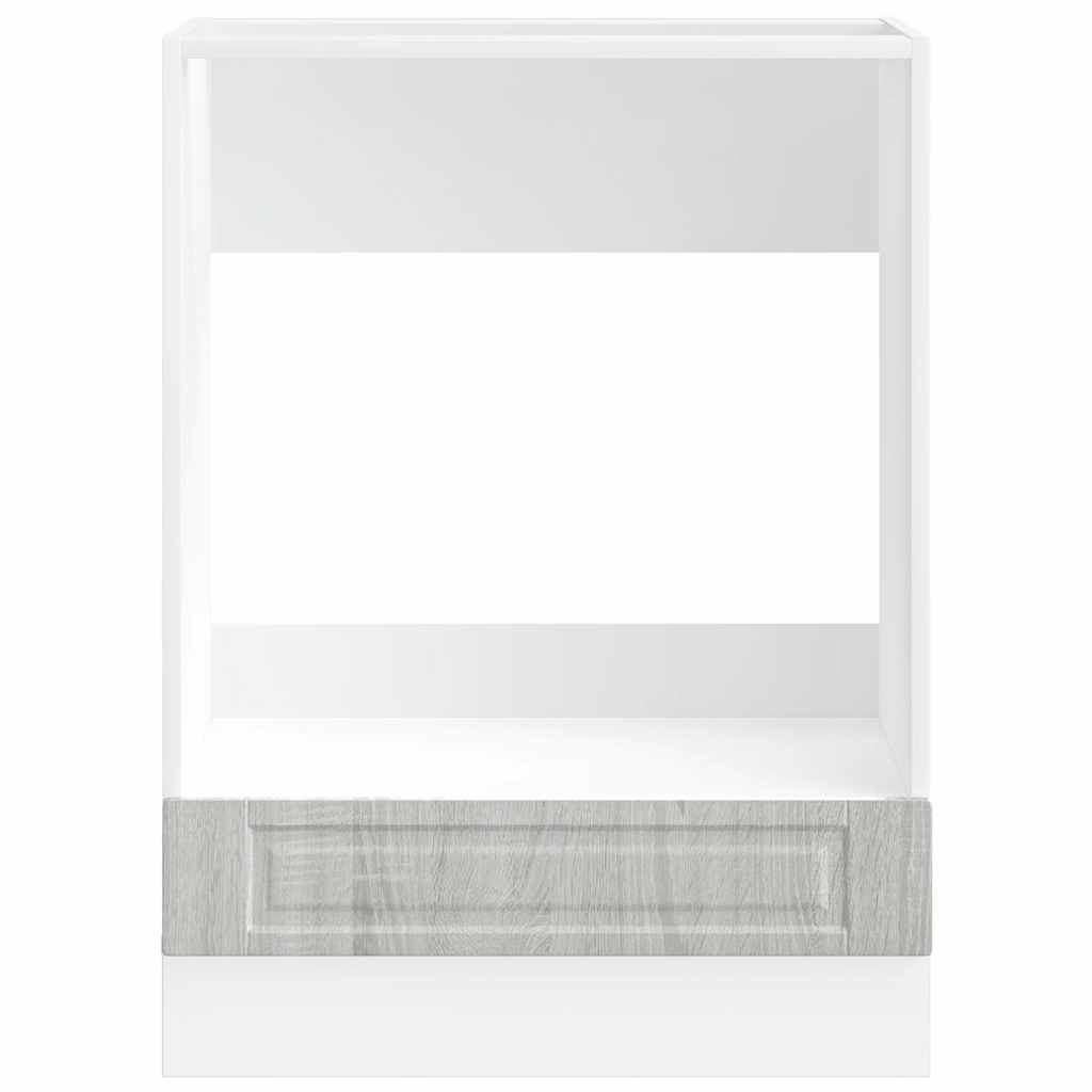 vidaXL Ντουλάπι φούρνου Porto Γκρι Sonoma Επεξεργασμένο ξύλο