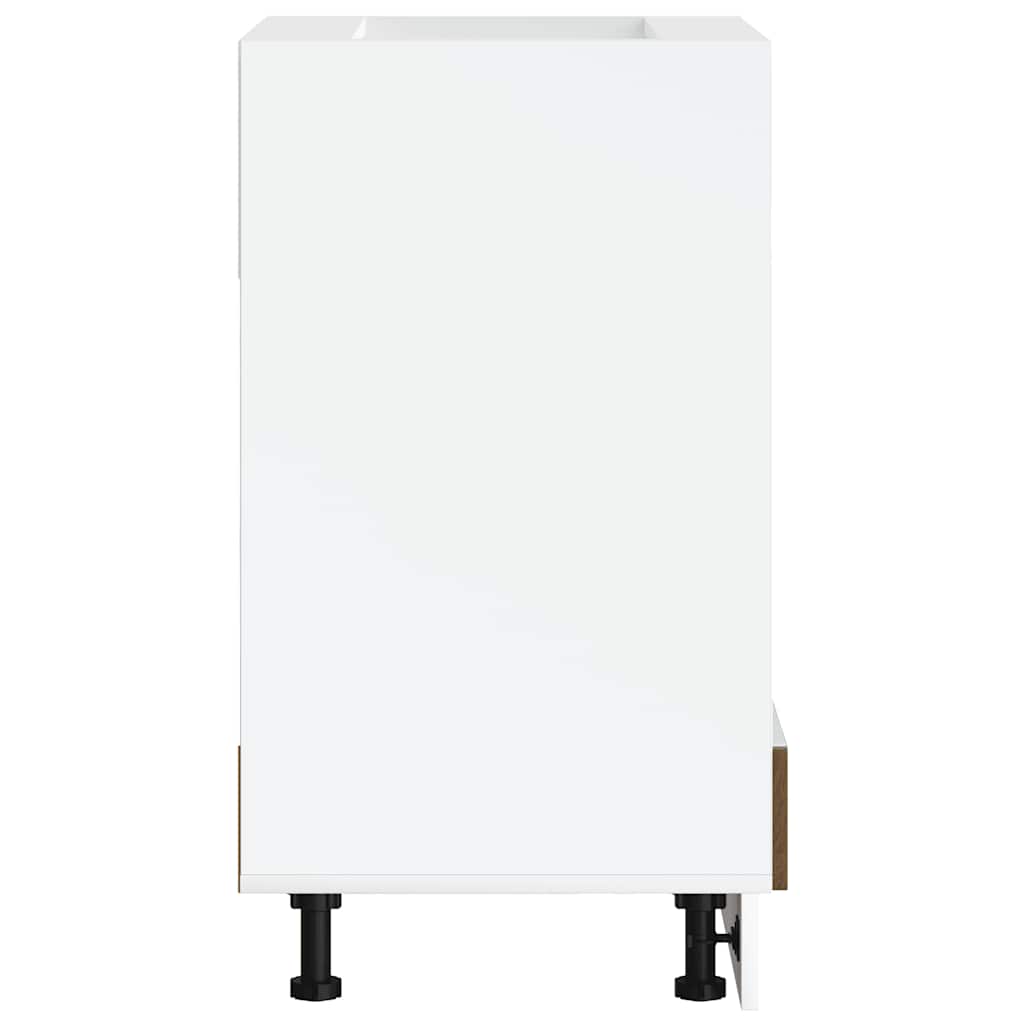 vidaXL Ντουλάπι φούρνου Porto Καφέ Δρυς Επεξεργασμένο ξύλο