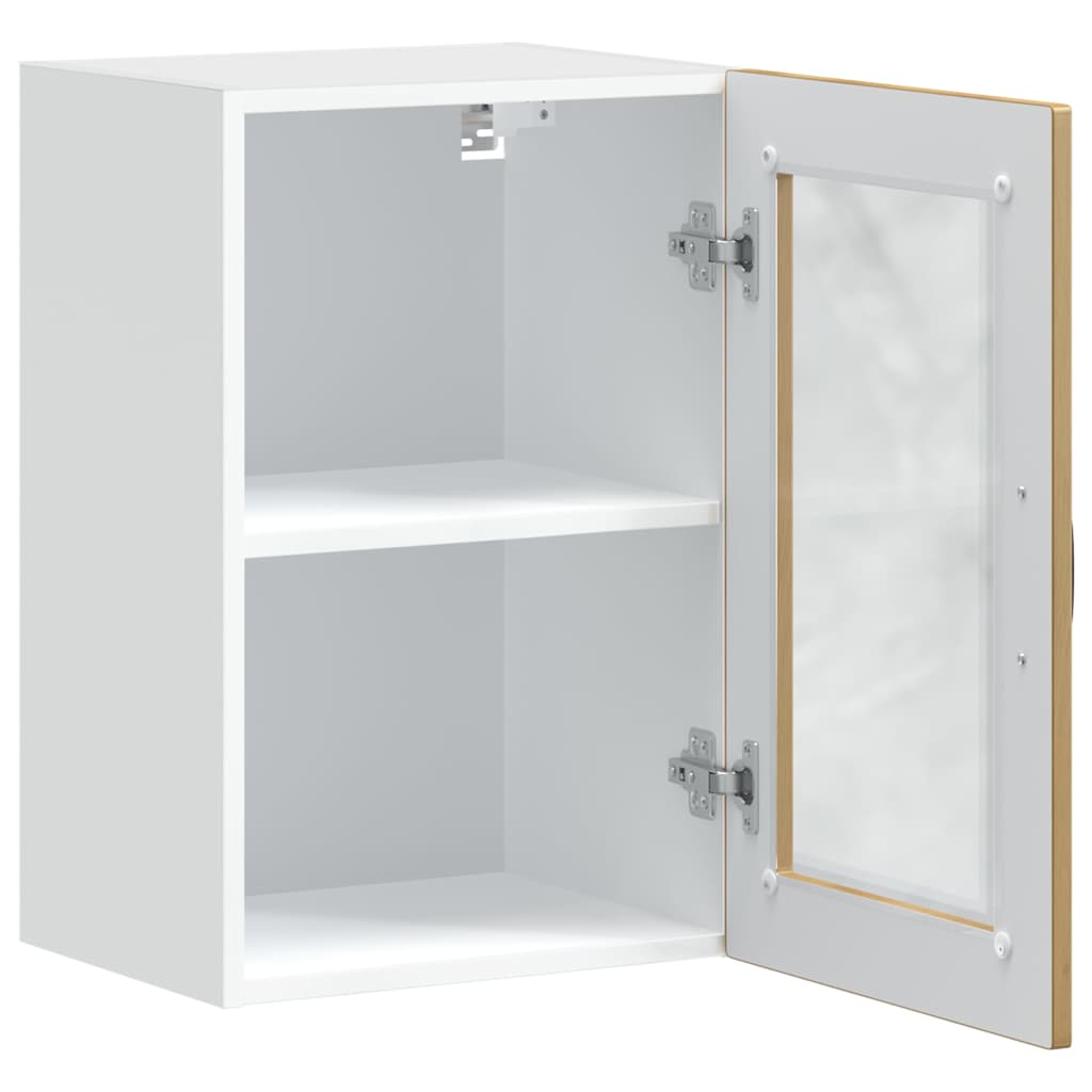 vidaXL Ντουλάπι τοίχου κουζίνας με γυάλινη πόρτα Porto Δρυς τεχνίτης