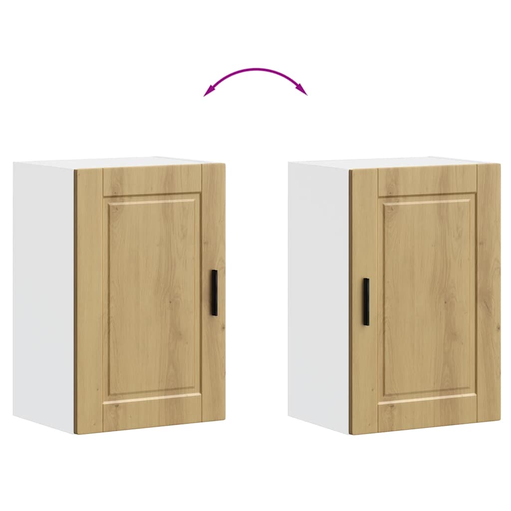 vidaXL ντουλάπι τοίχου κουζίνας "Porto" Artisan Oak Engineered Wood
