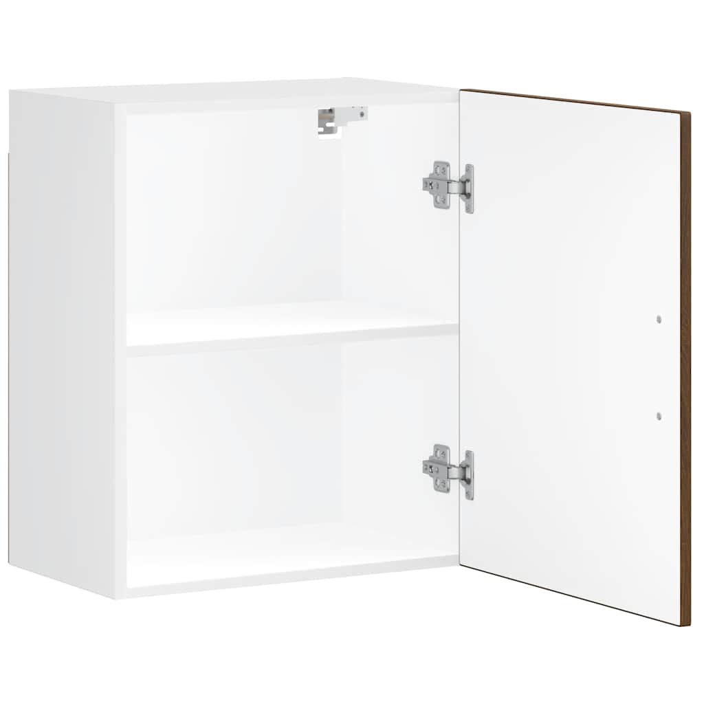 vidaXL ντουλάπι τοίχου κουζίνας "Porto" Καφέ δρυς καπλαμά Ξύλο