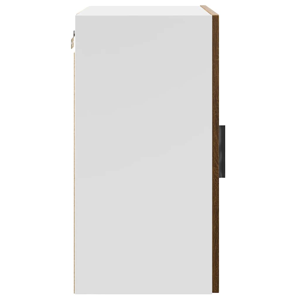 vidaXL ντουλάπι τοίχου κουζίνας "Porto" Καφέ δρυς καπλαμά Ξύλο