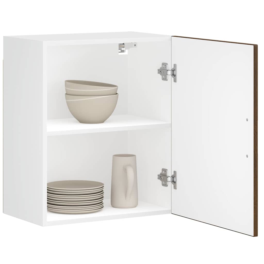 vidaXL ντουλάπι τοίχου κουζίνας "Porto" Καφέ δρυς καπλαμά Ξύλο