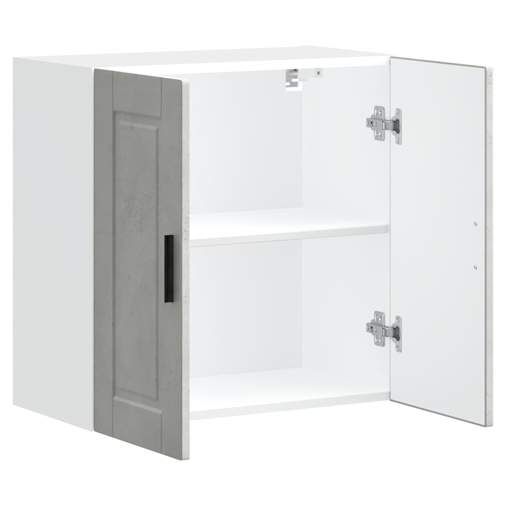 vidaXL ντουλάπι τοίχου κουζίνας "Porto" Σκυρόδεμα Γκρι