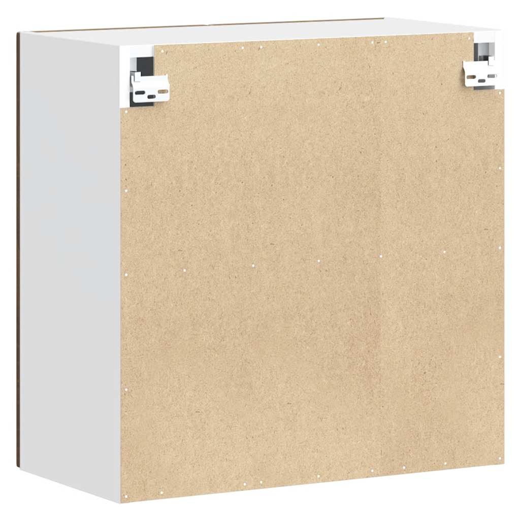 vidaXL ντουλάπι τοίχου κουζίνας "Porto" Καφέ δρυς καπλαμά Ξύλο