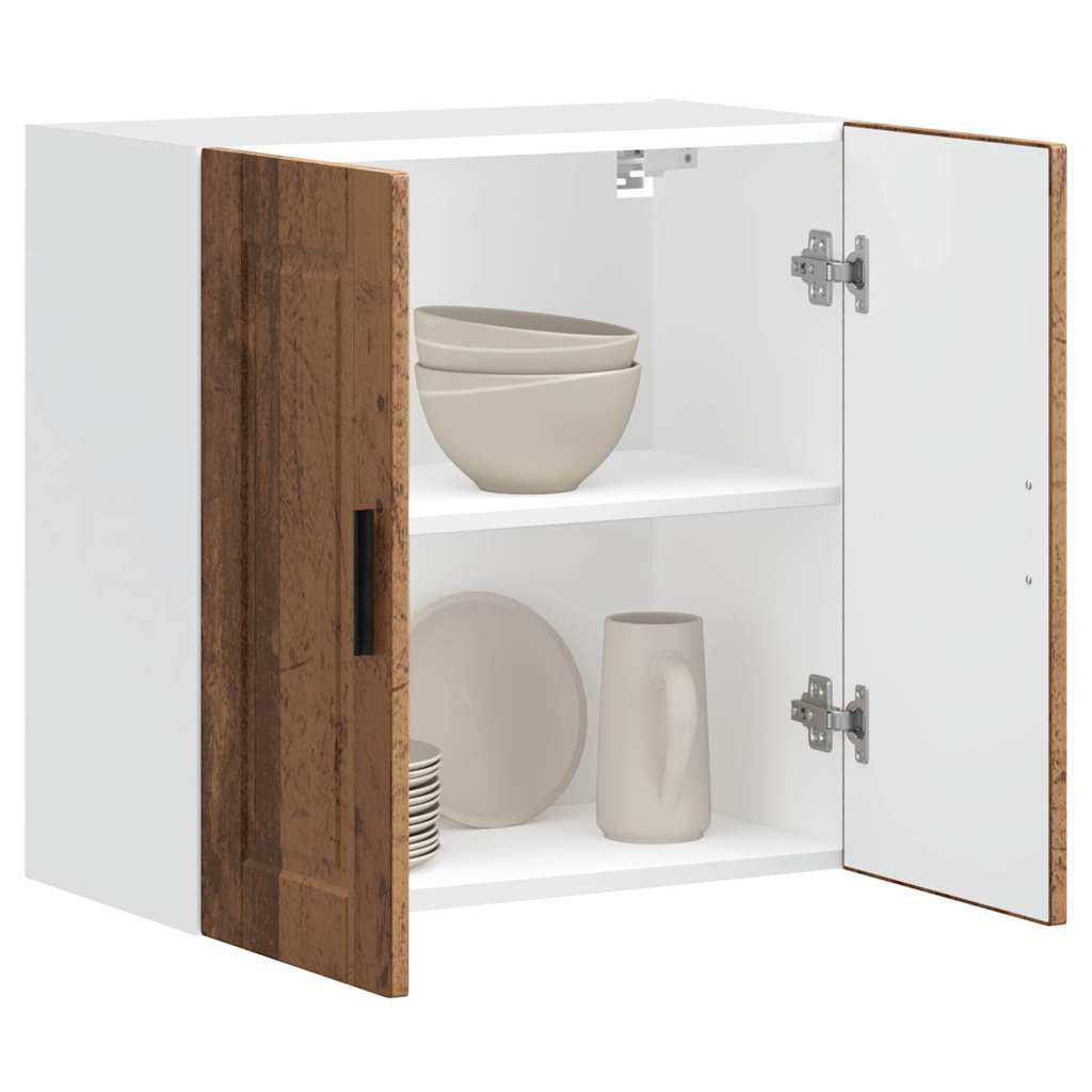 vidaXL ντουλάπι τοίχου κουζίνας "Porto" Παλιό ξύλο μηχανουργικό ξύλο