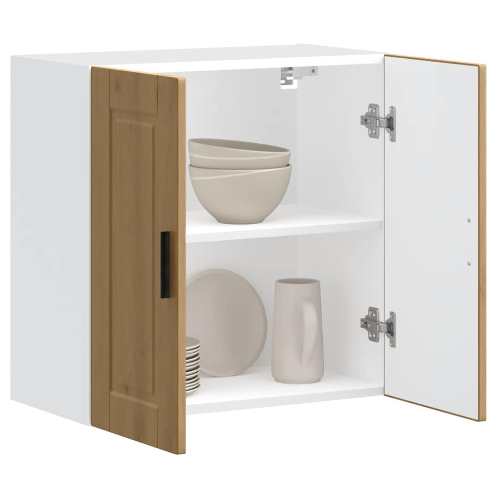 vidaXL ντουλάπι τοίχου κουζίνας "Porto" Artisan Oak Engineered Wood