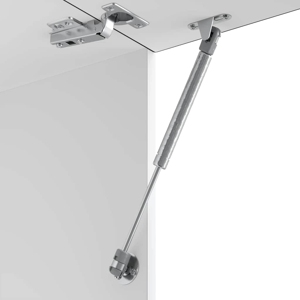 vidaXL ντουλάπι τοίχου κουζίνας "Porto" Μαύρο μηχανουργικό ξύλο