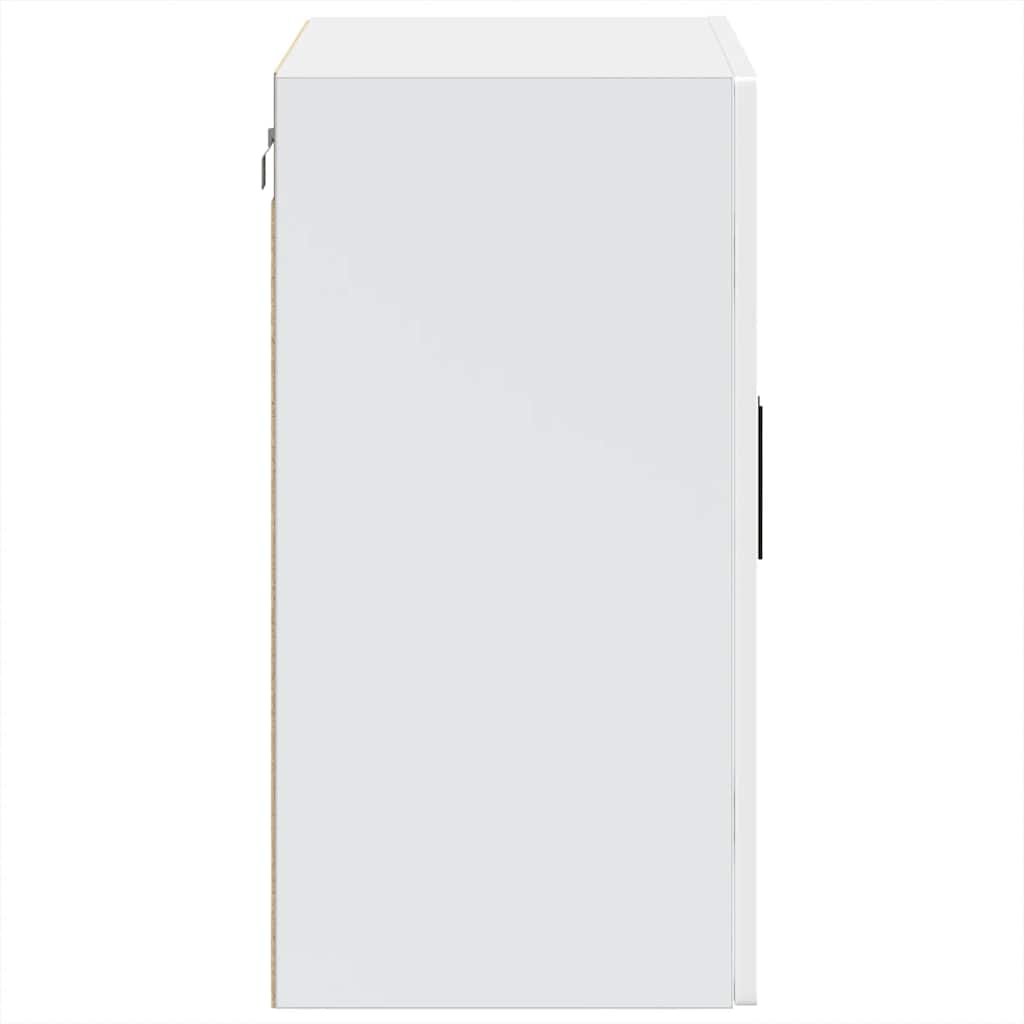 vidaXL Ντουλάπι τοίχου κουζίνας με γυάλινη πόρτα Porto Λευκό