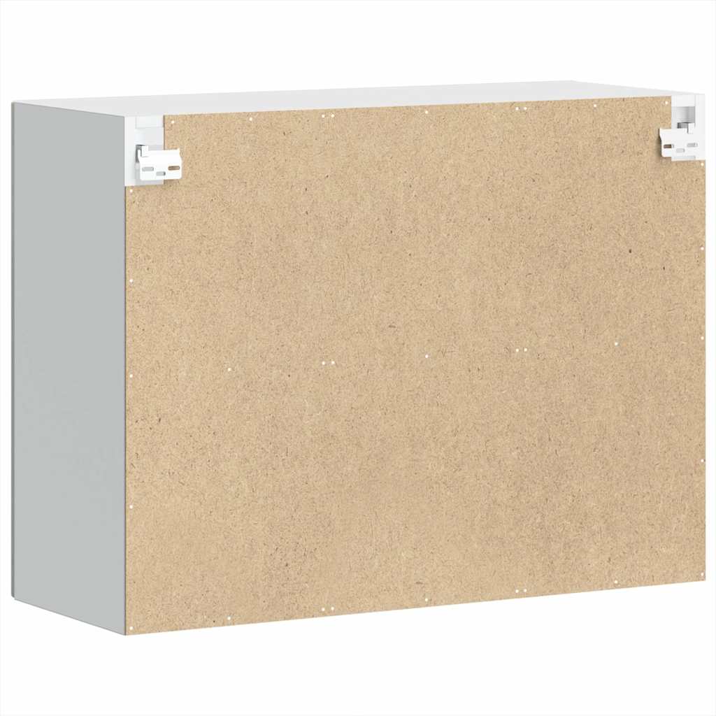 vidaXL Ντουλάπι τοίχου κουζίνας με γυάλινη πόρτα Porto Μπετόν Γκρι