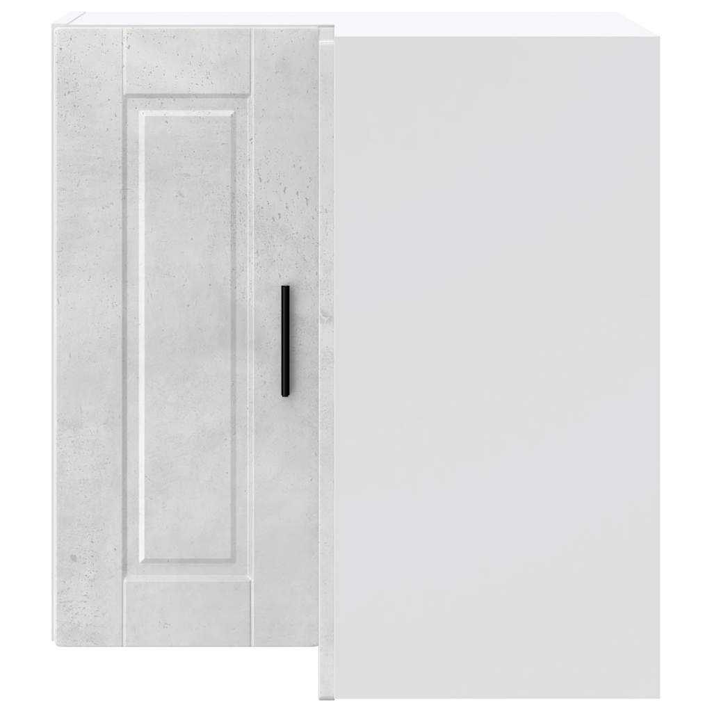vidaXL Γωνιακό ντουλάπι τοίχου κουζίνας Porto Γκρι Σκυροδέματος