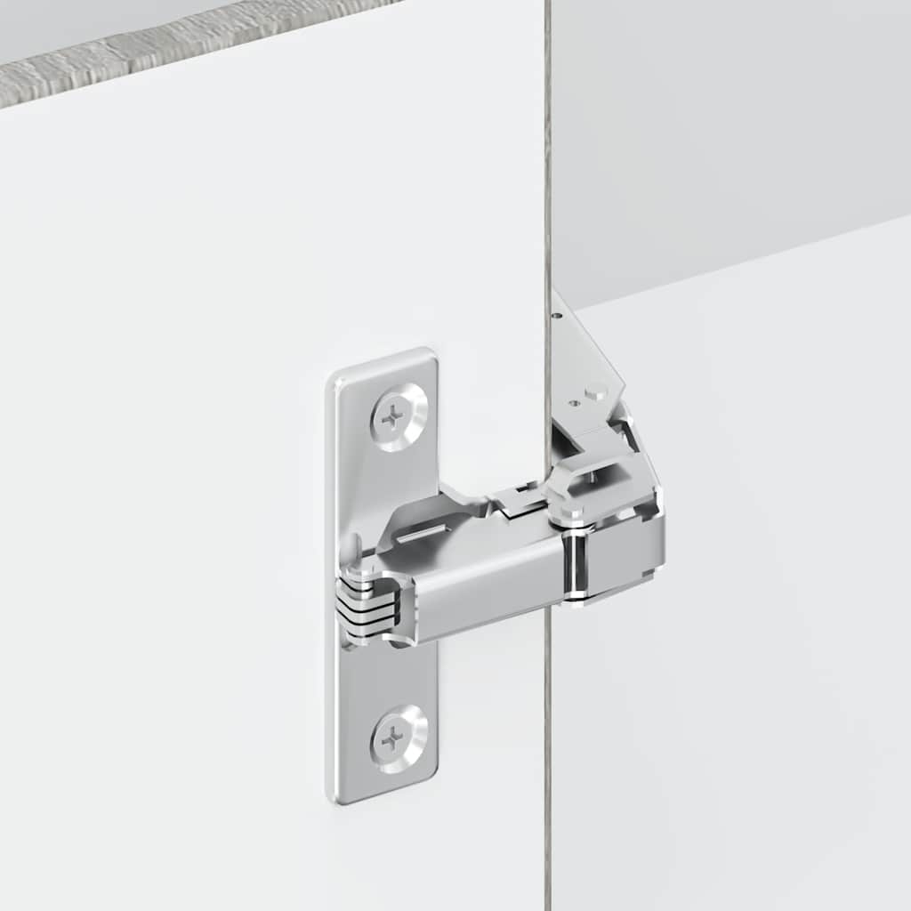 vidaXL Γωνιακό ντουλάπι τοίχου κουζίνας Porto Γκρι Sonoma Επεξ. Ξύλο