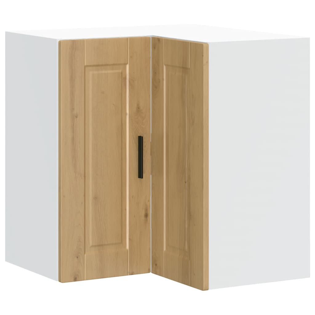 vidaXL Γωνιακό ντουλάπι τοίχου κουζίνας Porto Αρτισιανή Δρυς