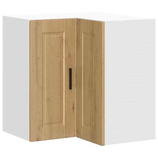vidaXL Γωνιακό ντουλάπι τοίχου κουζίνας Porto Αρτισιανή Δρυς