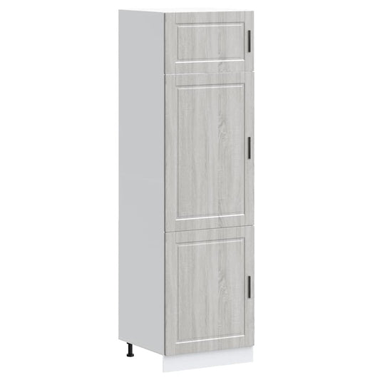 vidaXL Ντουλάπι κουζίνας Porto Γκρι Sonoma Επεξεργασμένο Ξύλο