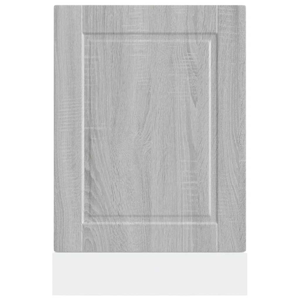 vidaXL Πίνακας πλυντηρίου πιάτων Porto Γκρι sonoma 45x1,5x67 cm