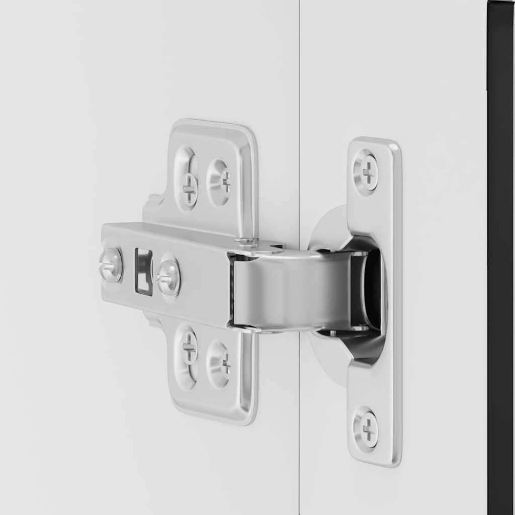 vidaXL Ντουλάπι τοίχου κουζίνας με γυάλινη πόρτα Porto Μαύρο