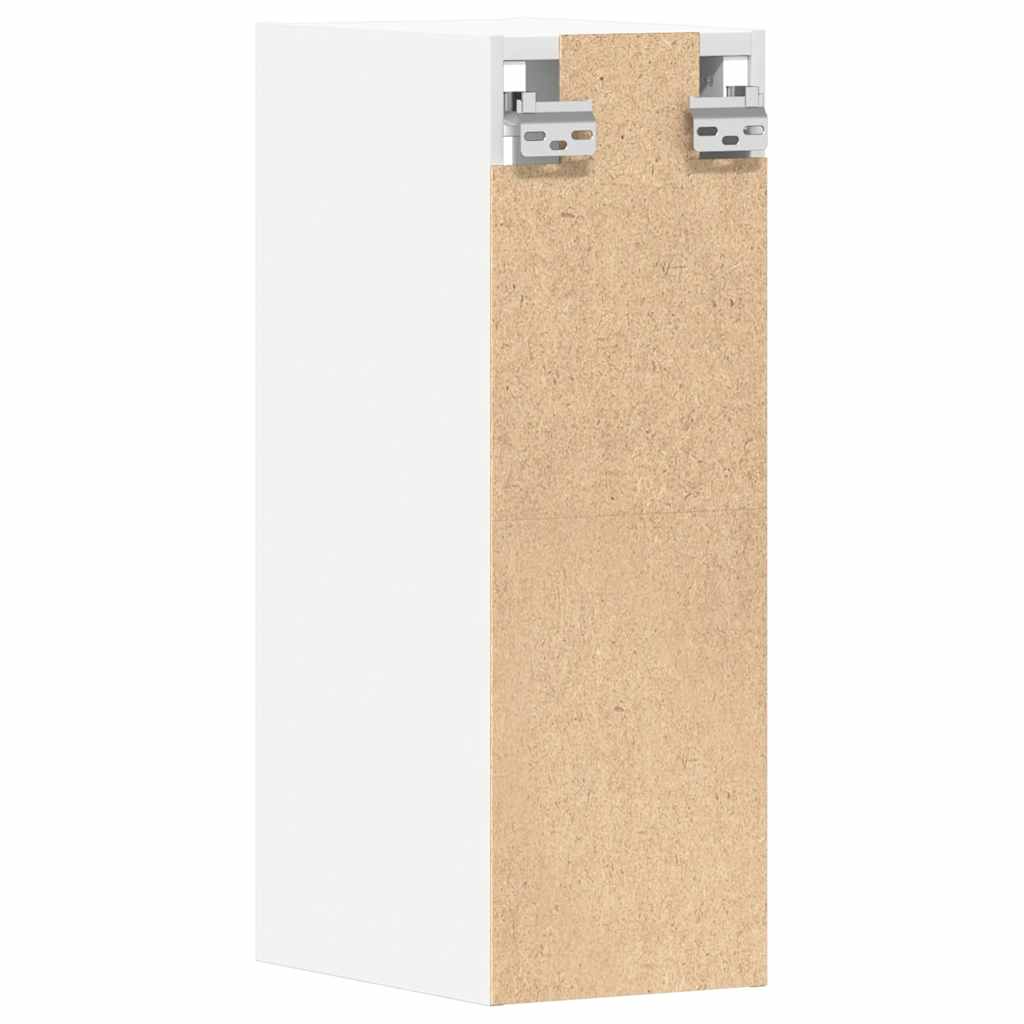 vidaXL Κρεμαστό Ντουλάπι "Riga" Λευκό 20x29,5x60 εκ. από Τεχνητό Ξύλο