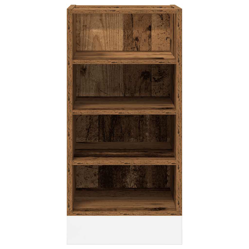vidaXL Κάτω ντουλάπι Riga Παλιό ξύλο 40x44,5x81,5 cm