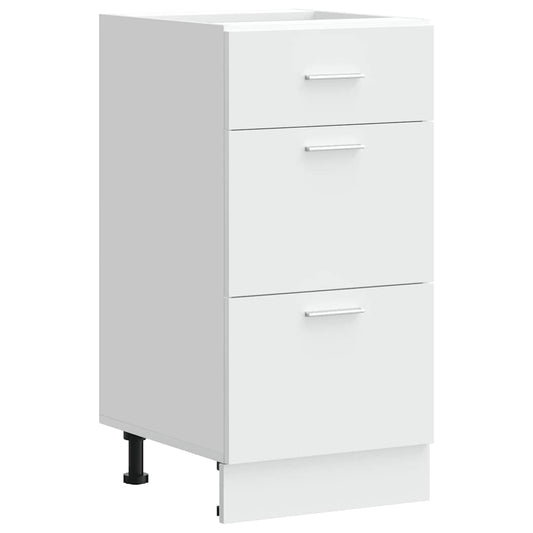 vidaXL Ντουλάπι "Lyon" Λευκό 40x46x81,5 εκ. από Τεχνητό Ξύλο