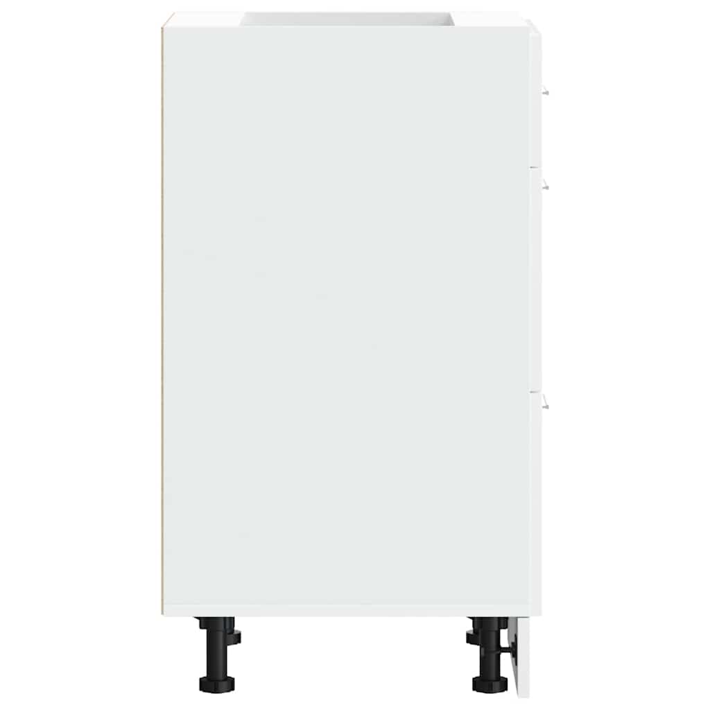 vidaXL Ντουλάπι "Lyon" Λευκό 40x46x81,5 εκ. από Τεχνητό Ξύλο